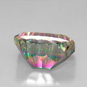 Cuarzo Místico Arcoíris superior natural de 41.37 ct, Corte Cojín, VVS-VS