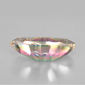 Cuarzo místico multicolor natural de 3,79 ct, marquesa, VS