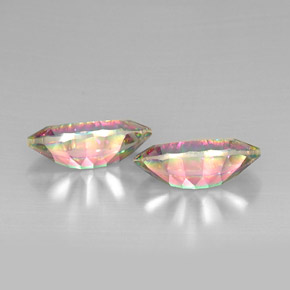 Gemas de Cuarzo Místico Arcoíris superior natural de  ct, Marquesa, VVS-VS