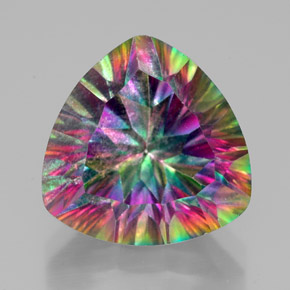 Cuarzo Místico Arcoíris superior natural de 7.84 ct, Trillón, VS