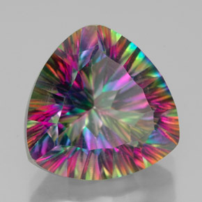 Cuarzo Místico Arcoíris superior natural de 7.64 ct, Trillón, VVS