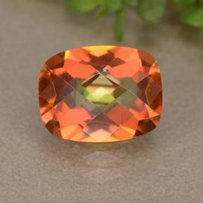 Cuarzo Místico Multicolor natural de 1.79 ct, Corte Cojín, VVS-VS