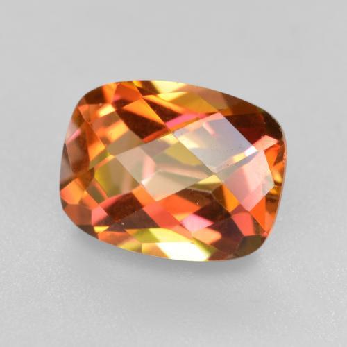 Cuarzo Místico Multicolor natural de 1.91 ct, Corte Cojín, VVS-VS