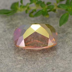 Cuarzo Místico Multicolor natural de 1.88 ct, Corte Cojín, VVS-VS