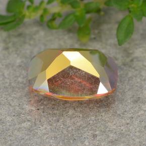 Cuarzo místico multicolor natural de 1,69 ct, corte cojín, VVS-VS