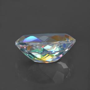 Cuarzo Místico Multicolor natural de 7.40 ct, Corte Óvalo, VVS