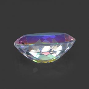 Cuarzo Místico Multicolor natural de 7.37 ct, Corte Óvalo, VS