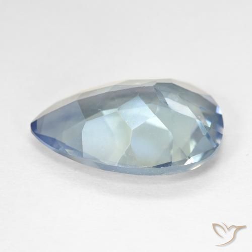 Cuarzo Místico Multicolor natural de 8.82 ct, En forma de pera, VVS-VS