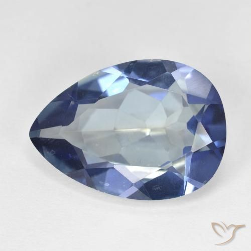 Cuarzo Místico Multicolor natural de 8.65 ct, En forma de pera, VVS-VS
