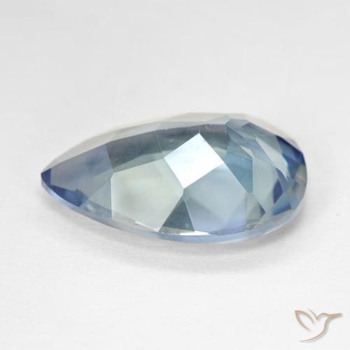 Cuarzo Místico Multicolor natural de 8.65 ct, En forma de pera, VVS-VS