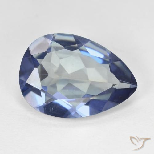 Cuarzo Místico Multicolor natural de 8.42 ct, En forma de pera, VVS-VS