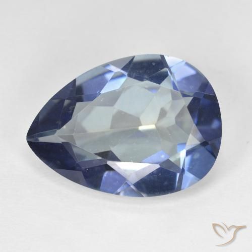 8.87ct Natural Multicolor Cuarzo Místico, En forma de pera, VVS-VS