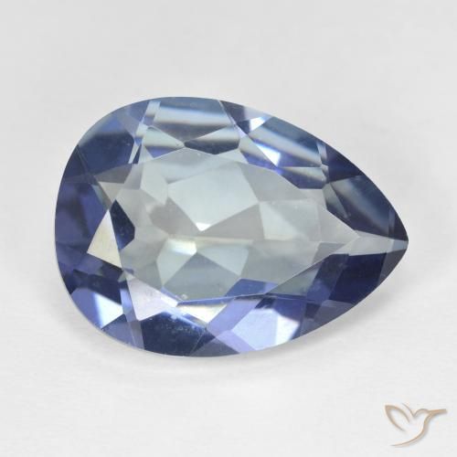 Cuarzo Místico Multicolor natural de 8.87 ct, En forma de pera, VVS-VS
