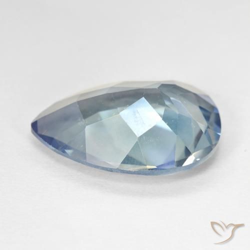 Cuarzo Místico Multicolor natural de 8.87 ct, En forma de pera, VVS-VS