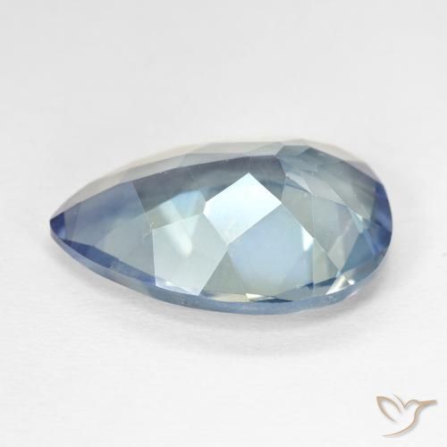 Cuarzo Místico Multicolor natural de 8.69 ct, En forma de pera, VVS-VS