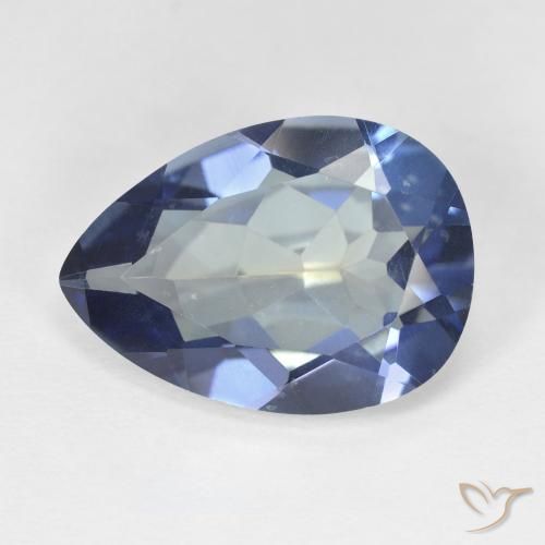 8.62ct Natural Multicolor Cuarzo Místico, En forma de pera, VVS-VS