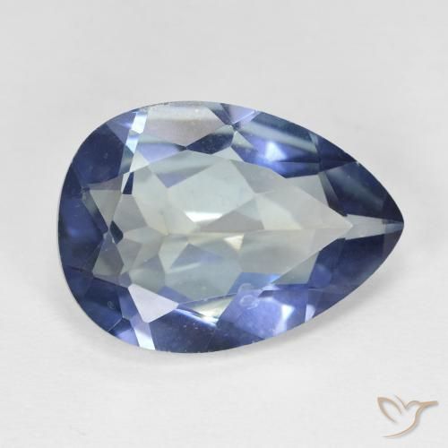 Cuarzo Místico Multicolor natural de 8.69 ct, En forma de pera, VVS-VS