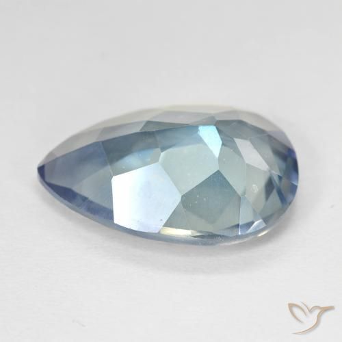 Cuarzo Místico Multicolor natural de 8.69 ct, En forma de pera, VVS-VS