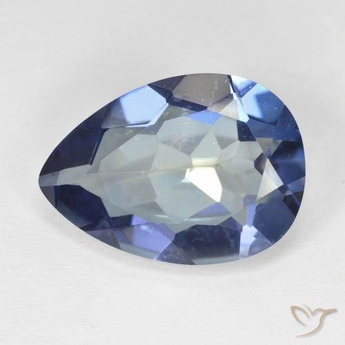 8.71ct Natural Multicolor Cuarzo Místico, En forma de pera, VVS-VS