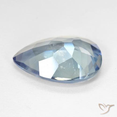 Cuarzo Místico Multicolor natural de 8.71 ct, En forma de pera, VVS-VS