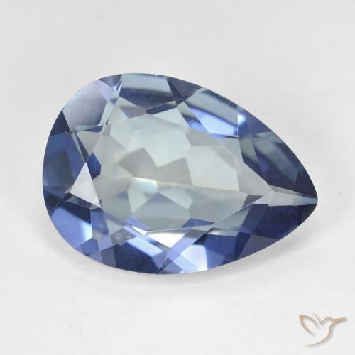 Cuarzo Místico Multicolor natural de 8.95 ct, En forma de pera, VVS-VS