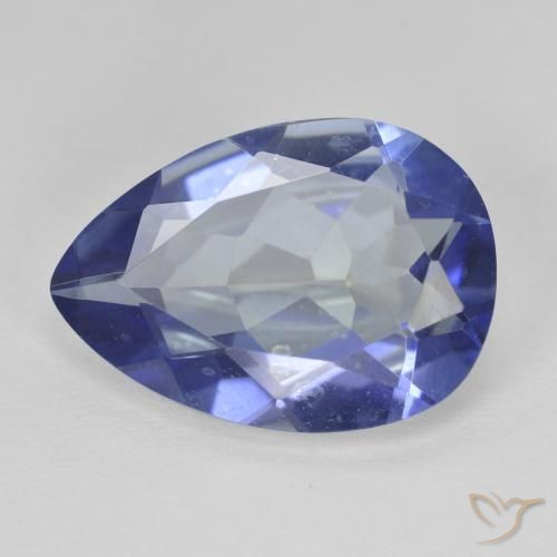 8.68ct Natural Multicolor Cuarzo Místico, En forma de pera, VVS-VS