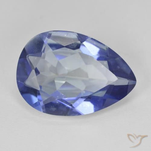 Cuarzo Místico Multicolor natural de 8.68 ct, En forma de pera, VVS-VS