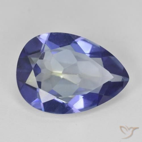 Cuarzo místico multicolor natural de 8,89 ct, en forma de pera, VVS-VS