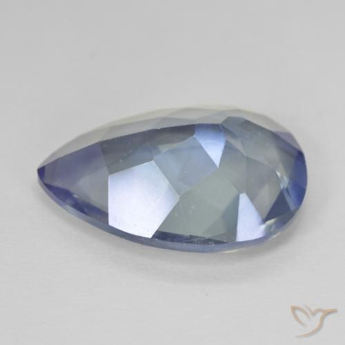 Cuarzo místico multicolor natural de 8,89 ct, en forma de pera, VVS-VS