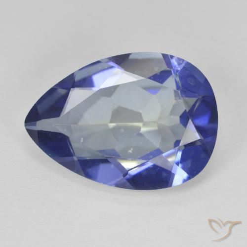 8.72ct Natural Multicolor Cuarzo Místico, En forma de pera, VVS-VS