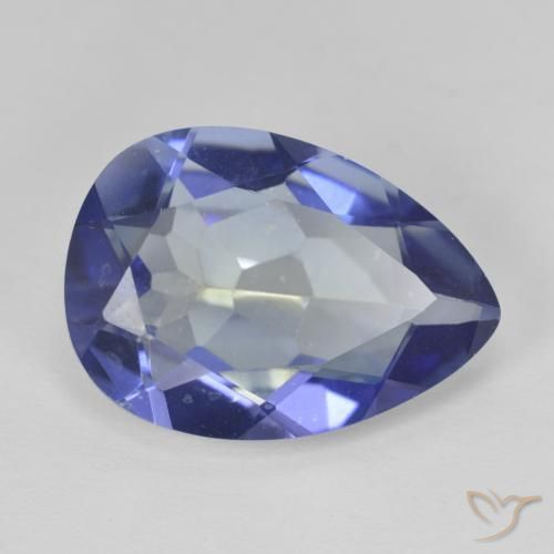 Cuarzo Místico Multicolor natural de 8.72 ct, En forma de pera, VVS-VS
