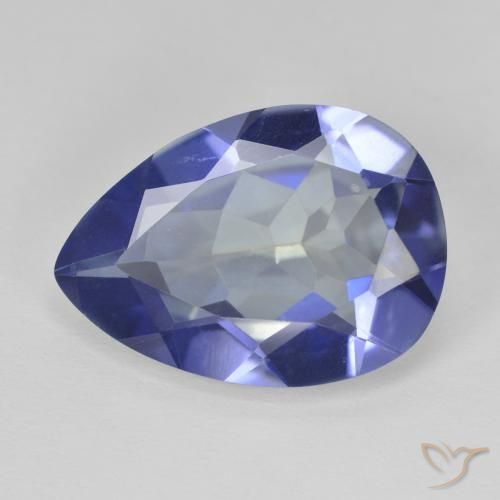 8.55ct Natural Multicolor Cuarzo Místico, En forma de pera, VVS-VS