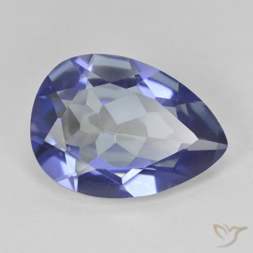 Cuarzo Místico Multicolor natural de 8.55 ct, En forma de pera, VVS-VS