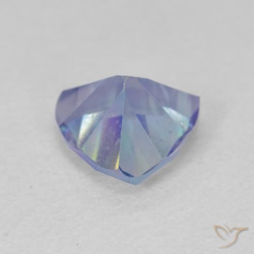 Cuarzo Místico Multicolor natural de 1.02 ct, Trillón, VS
