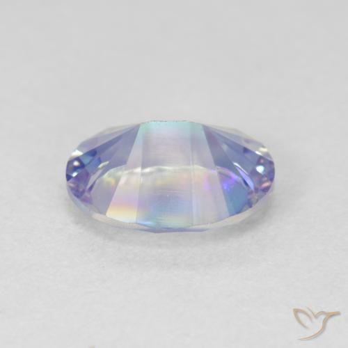 Cuarzo Místico Multicolor natural de 1.64 ct, Ovalada, VS