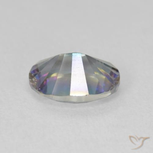 Cuarzo Místico Multicolor natural de 1.64 ct, Ovalada, VVS-VS