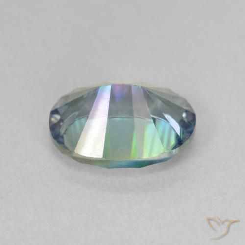 Cuarzo Místico Multicolor natural de 1.73 ct, Ovalada, VVS-VS