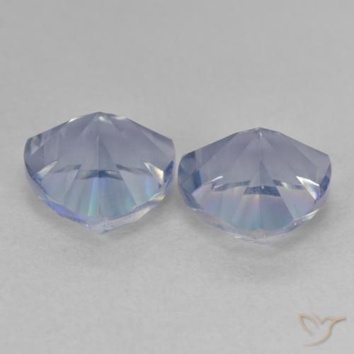 Gemas de Cuarzo Místico Multicolor natural de 3.67 ct, Trillón, VS