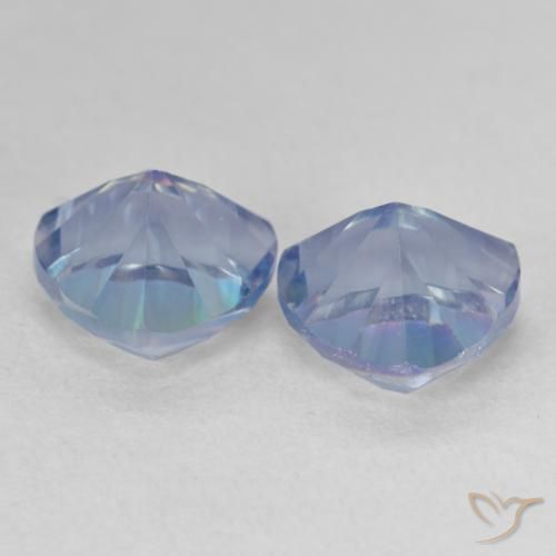 Gemas de Cuarzo Místico Multicolor natural de 3.70 ct, Trillón, VVS-VS