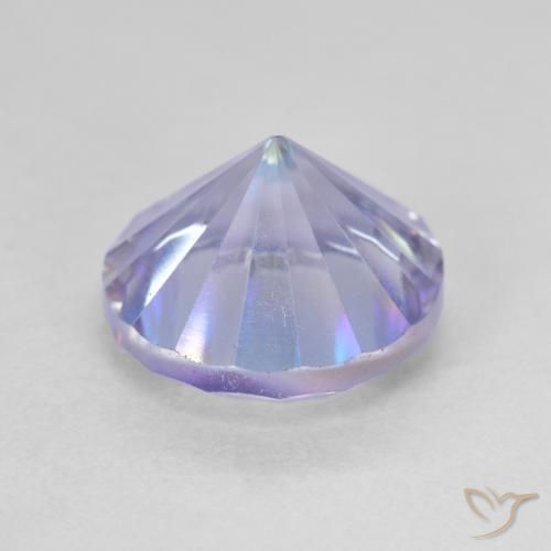 Cuarzo místico multicolor natural de 3,76 ct, corte redondo, VVS-VS