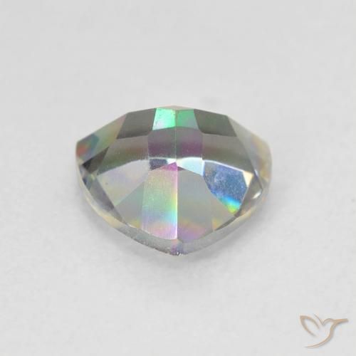 Cuarzo Místico Multicolor natural de 1.04 ct, Trillón, VVS