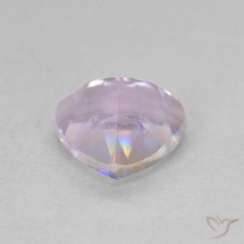 Cuarzo Místico Multicolor natural de 0.77 ct, Trillón, VVS-VS
