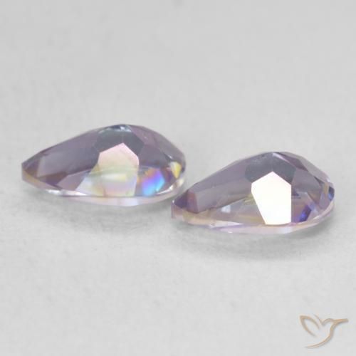 Gemas de Cuarzo Místico Multicolor natural de 1.25 ct, En forma de pera, VS