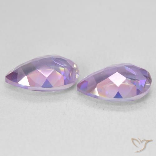 Gemas de Cuarzo Místico Multicolor natural de 3.44 ct, En forma de pera, VVS-VS