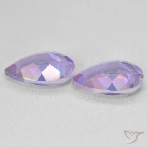 Gemas de Cuarzo Místico Multicolor natural de 3.45 ct, En forma de pera, VVS-VS