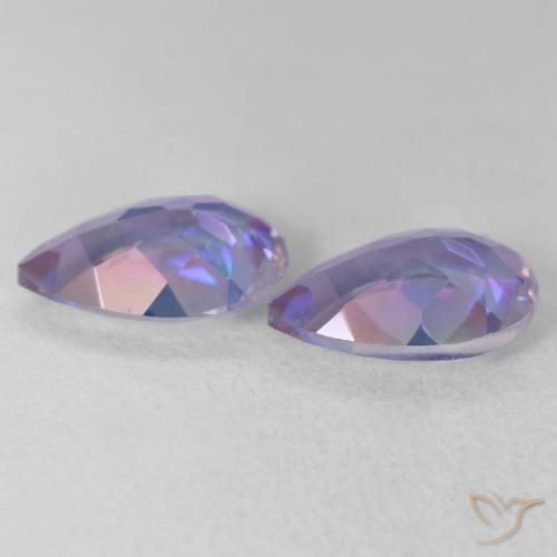 Gemas de Cuarzo Místico Multicolor natural de 3.32 ct, En forma de pera, VVS-VS