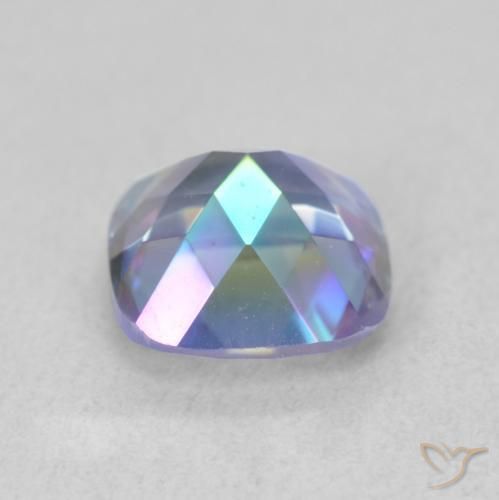 Cuarzo Místico Multicolor natural de 2.05 ct, Forma Cojín, VVS