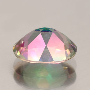 Topacio místico multicolor natural de 2,24 ct, corte óvalo, VS