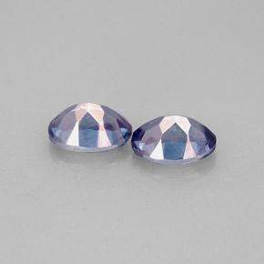 Gemas de topacio místico violeta natural de  ct, corte óvalo, VVS-VS