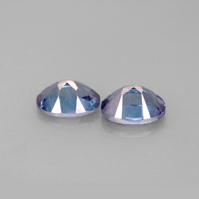 Gemas de topacio místico violeta natural de  ct, corte óvalo, VVS-VS